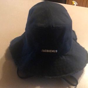 Jacquemus fringed bucket  hat with string (no dust bag)… worn once